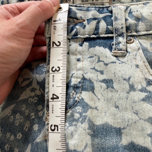 Low Rise Floral Denim by Free People - Picture 6 of 8